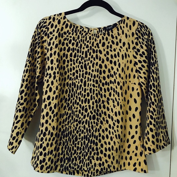 J. Crew Tops - JCrew Cheetah Blouse J. Crew Tops - JCrew Cheetah Blouse